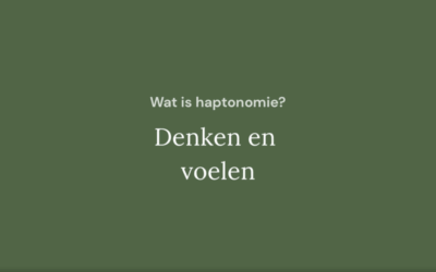 Denken en voelen…